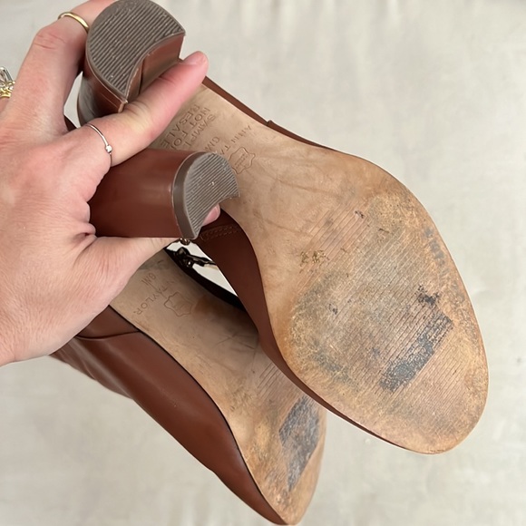 Ann Taylor Brown Leather Booties - Picture 4 of 4
